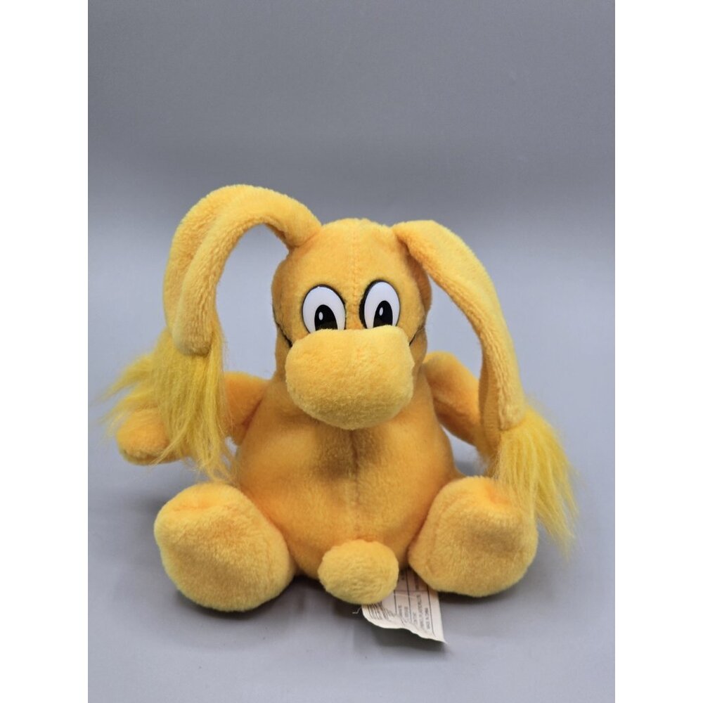 Mini Max Yellow Kodak Kolorkins Plush and Beans promotional item 4" tall 1999‎